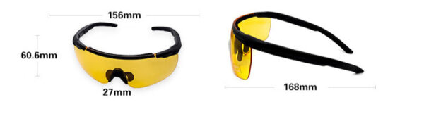 Tactical Anti-Ballistic Glasses HX9000 - Image 8